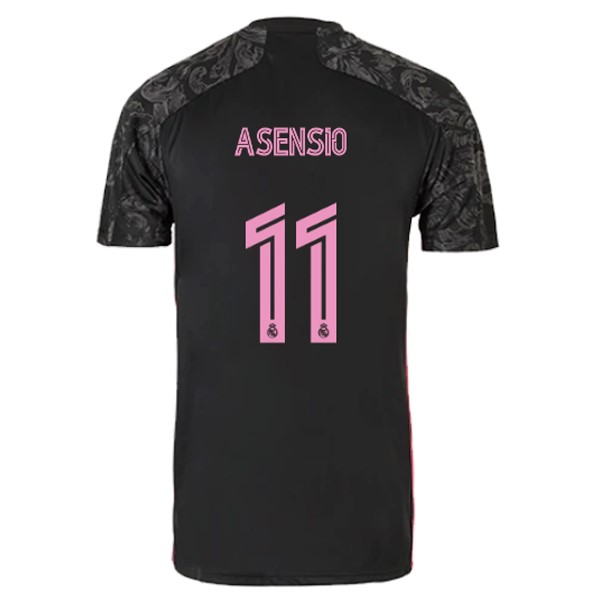 Camiseta Real Madrid 3ª NO.11 Asensio 2020-2021 Negro